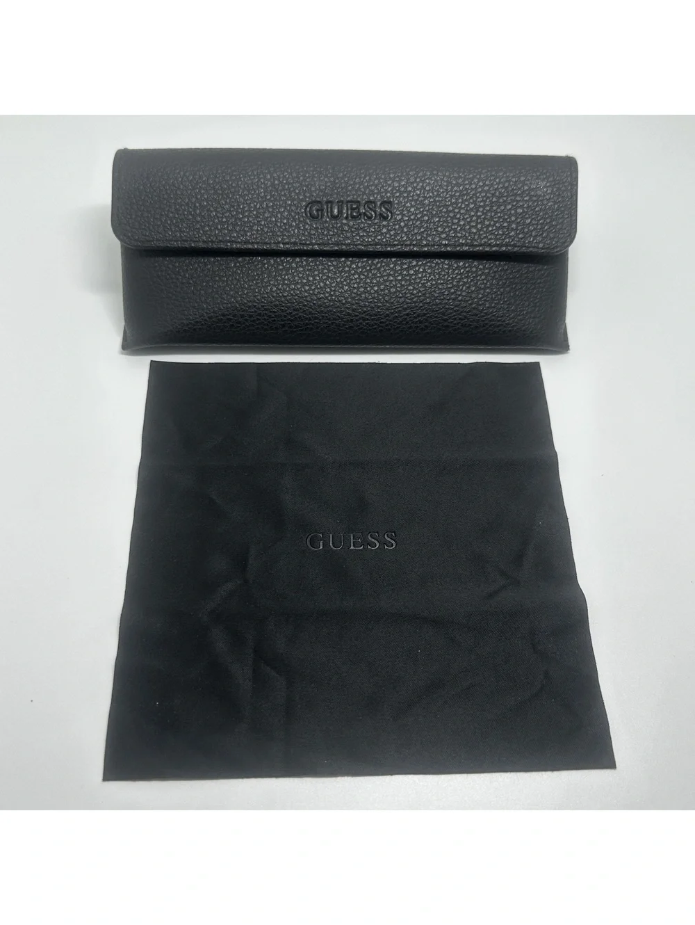 Guess Breast Cancer Two-Tone Black and Pink Sunglasses with Case and Cloth
